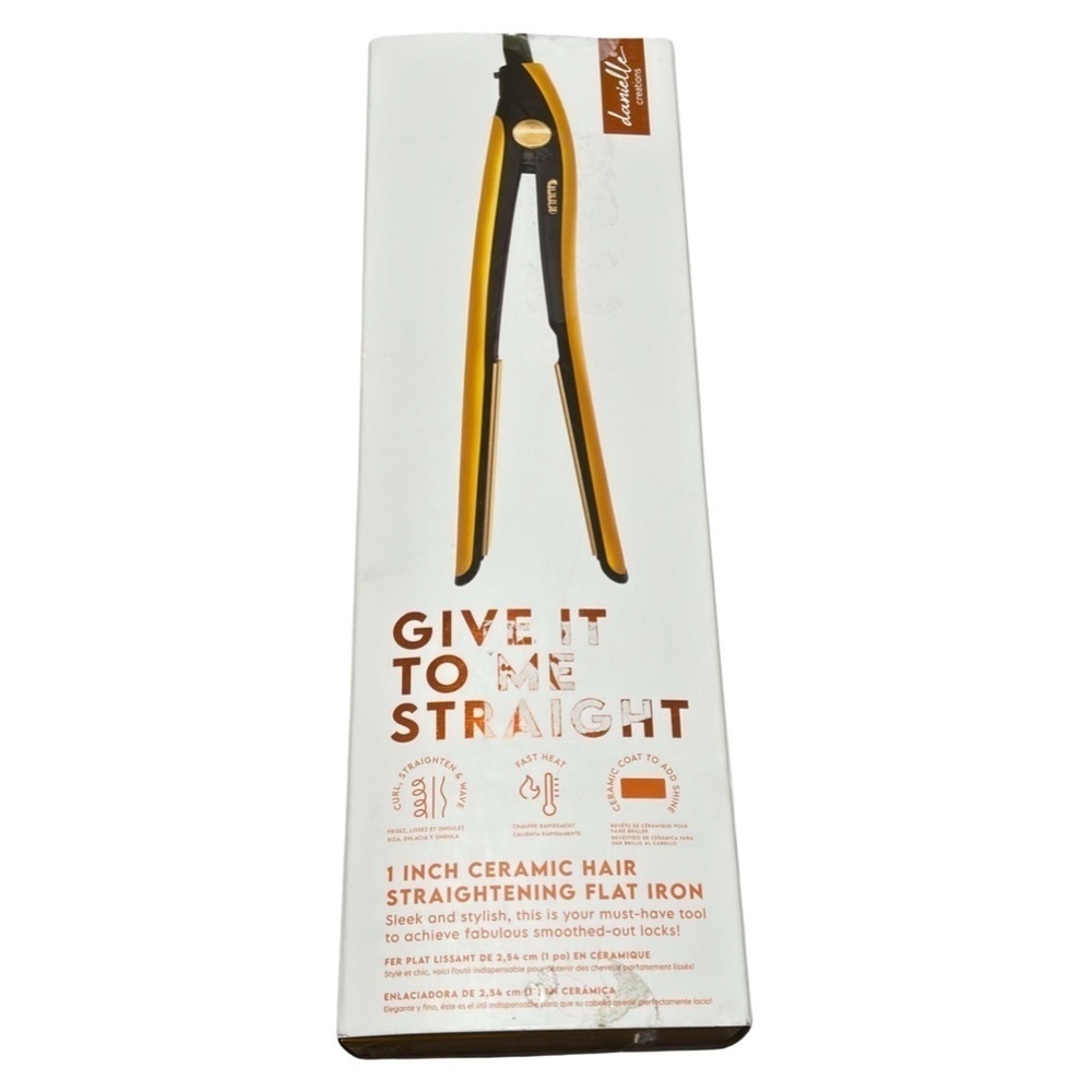 Give it to me straight Danielle creations new flat iron 1”